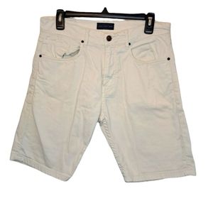 Zara Men's White Denim Shorts Size 30